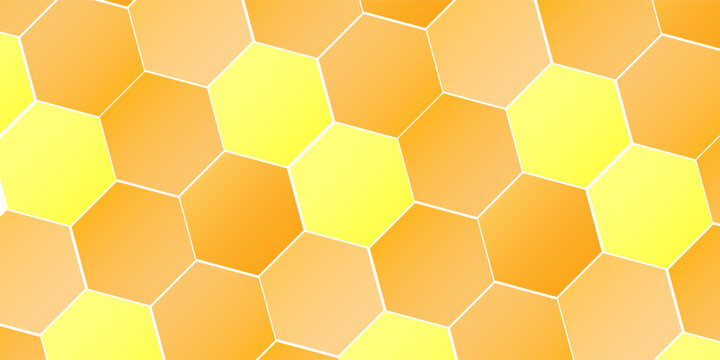 Sweet honeybombs design. Orange yellow transition. Modern vector. EPS10