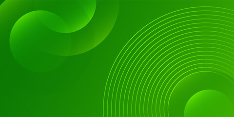 Green abstract gradient background. Modern wallpaper vector © M.I.Arfad