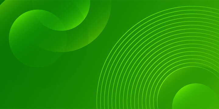 Green abstract gradient background. Modern wallpaper vector