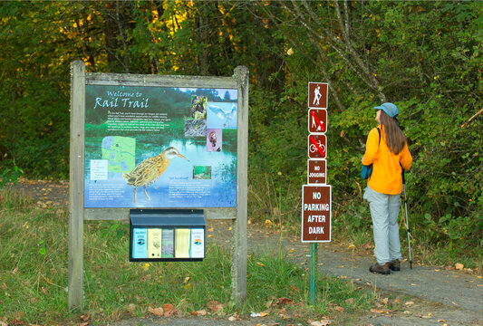 Rail Trail trailhead, Ankeny National Wildlife Refuge, Oregon