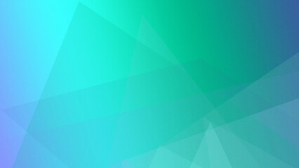Obraz premium Teal and cyan abstract polygons overlap in a smooth, futuristic style with gentle glow and depth, making a versatile backdrop for slides and websites.