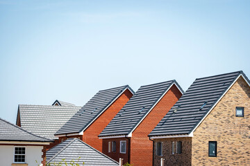 New build house development estate in england uk © Jevanto Protography