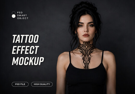 Tattoo Effect Mockup