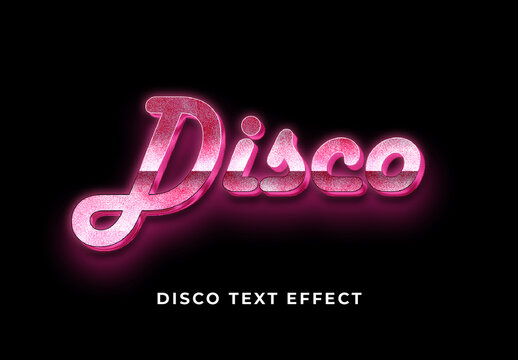 Disco Text Effect