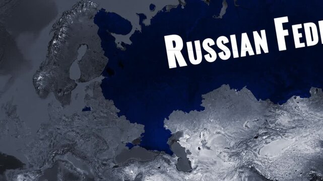 Suwalki Gap map animation revealing Kaliningrad Lithuania Poland and Belarus borders