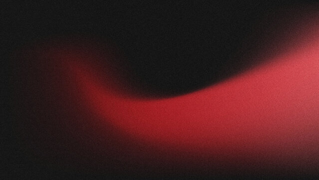 Abstract black and red gradient background with grainy texture, smooth curved light effect, modern dark aesthetic.