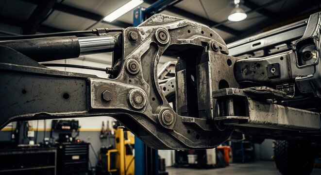 Heavy Duty Industrial Hydraulic Grapple Attachment for Excavator Machinery.