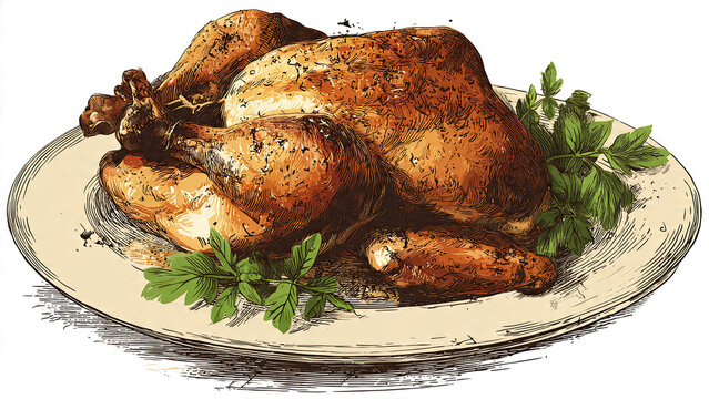 roasted duck with vegetables