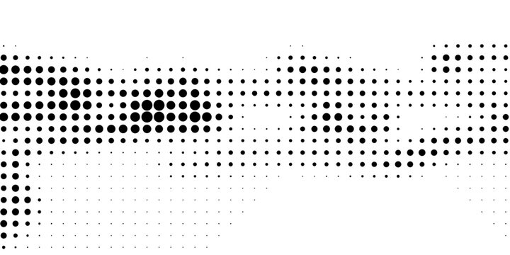 White and black halftone dots pattern color gradient grunge texture background. Pop art comic sport style vector illustration dots. eps 10. modern.