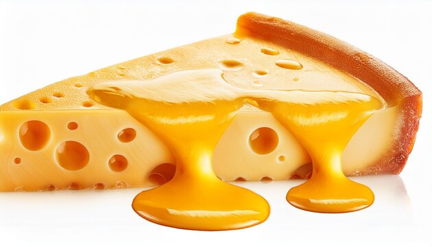 melted cheese border isolated on white background white background cut out