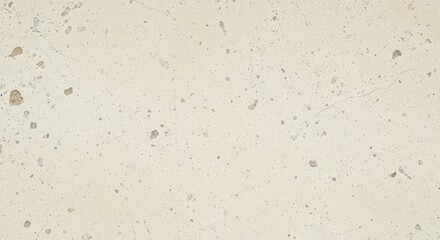 Naklejka premium Light Beige Textured Concrete Wall Background with Subtle Cracks and Pits for Minimalist Design