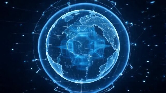Futuristic Random Number Generator and Binary Data Visualization