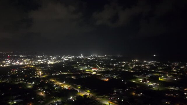 City of Freeport Night Aerial View Freeport, Bahamas May 28th,20206 
