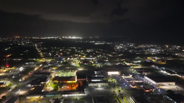 City of Freeport Night Aerial View Freeport, Bahamas May 28th,20206 
