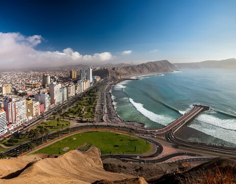 panoramic view of lima