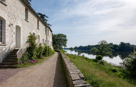 Paysages paisibles et rives naturelles de la Loire entre Nantes et Oudon, Loire-Atlantique