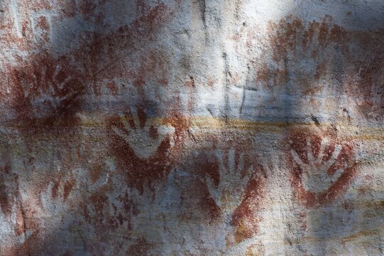 Aboriginal rock art, Carnarvon National Park, Queensland, Australia