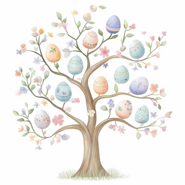 "Easter Egg Tree: Springtime Celebration"