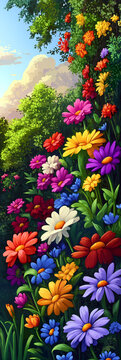 Vibrant Floral Paradise