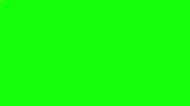 popping party balloon green screen birthday celebration graphic