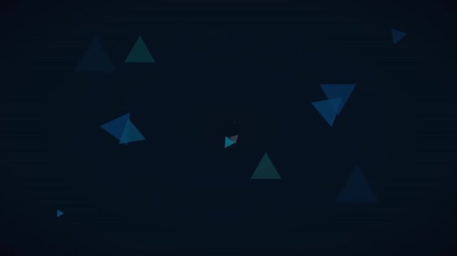 professional abstract triangle geometric pattern corporate background animation