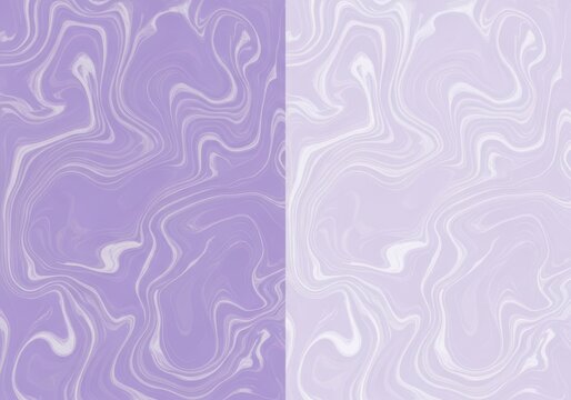 Abstract fluid art with swirling purple patterns