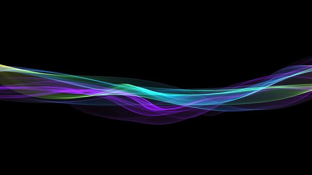 Abstract colorful lines - background loop