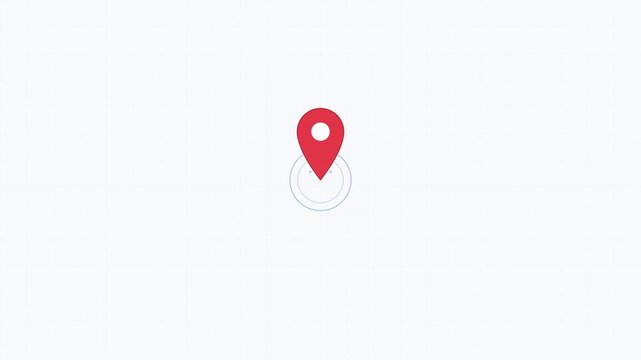 location pin tracking navigation map gps animation