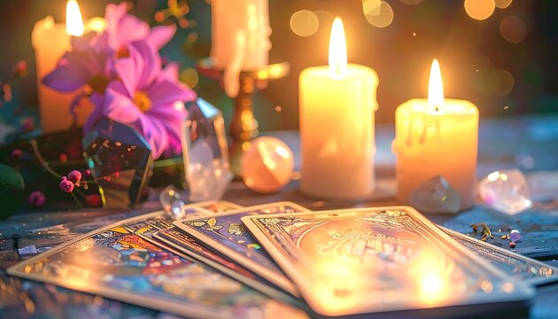 Mystical divination setup
