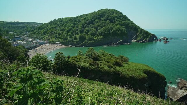 Hele Bay near Ilfracombe, Devon, England