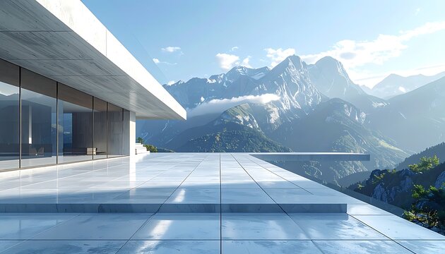 Modern deck mountains