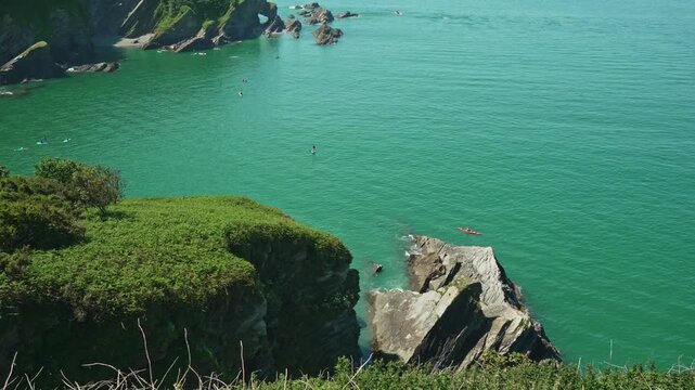 Hele Bay near Ilfracombe, Devon, England