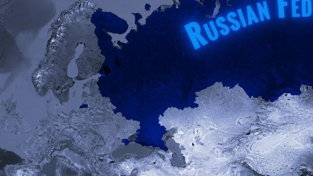Suwalki Gap map animation revealing Kaliningrad border and NATO battle group flags