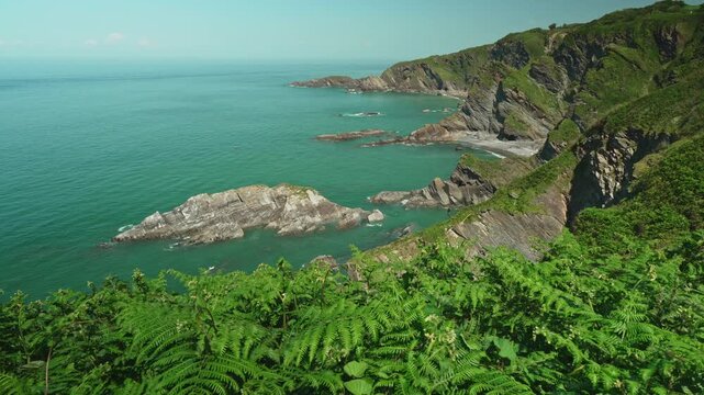 Hele Bay near Ilfracombe, Devon, England