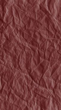 Textured maroon crumpled paper wallpaper for mobile