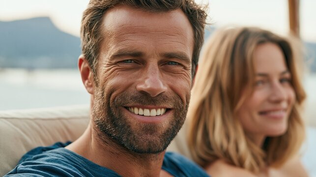 Nahaufnahme einer Anzeige f&uuml;r ein M&auml;nnergesundheits-Magazin