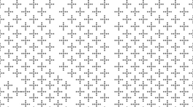 Minimalist Geometric Plus Sign Seamless Pattern Vector for Modern Graphic Design, Textile Printing & Digital Wallpaper Backgrounds (EPS)