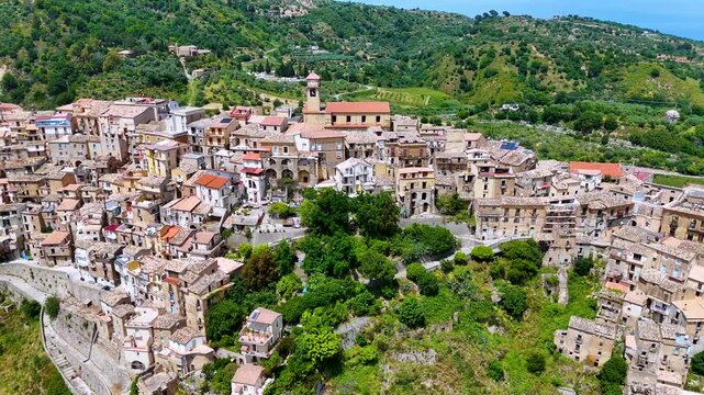 The village of Badolato, Calabria, Italy