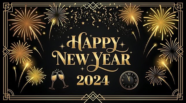 Happy new year 2027 creative greeting card design, Happy new year 2027 design. With colorful truncated number illustrations.