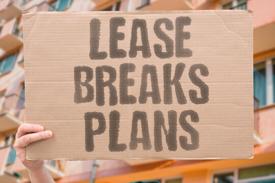 "Lease Breaks Plans" Unexpected rent increases derail financial planning. LEASE. RENT. FINANCES. PLANNING. HOUSING.