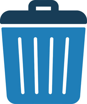 Trash icon recycle bin icon delete symbol vector illustration for modern digital interface and application design.