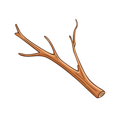 Obraz premium Natural Branch Wood Object for Play and Crafting Activities