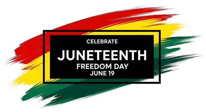 Juneteenth Freedom Day Celebration Background