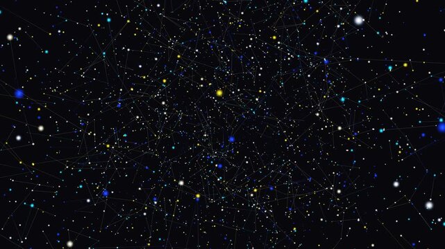 Vast Expanse of Stars in Deep Space.