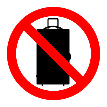 Ban luggage icon