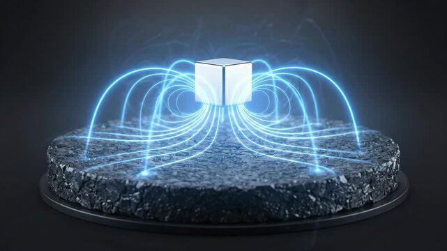Meissner Effect Magnetic Levitation Superconductor Animation