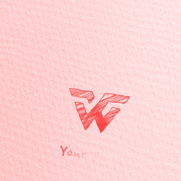 Scribble Hand Drawn Logo Reveal Square Stop Motion Paper Texture Brand Animation