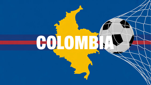 Colombia soccer team graphic