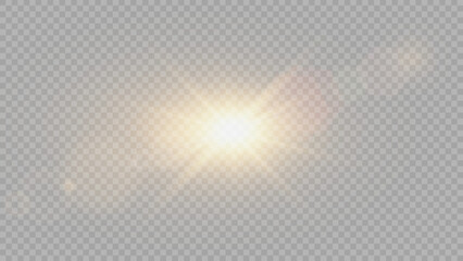 Naklejka na ściany i meble Vector transparent sunlight special lens flare light effect. Stock royalty free vector illustration. 