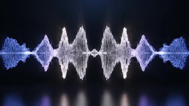 Abstract ethereal light forms pulsing and expanding in a dark void